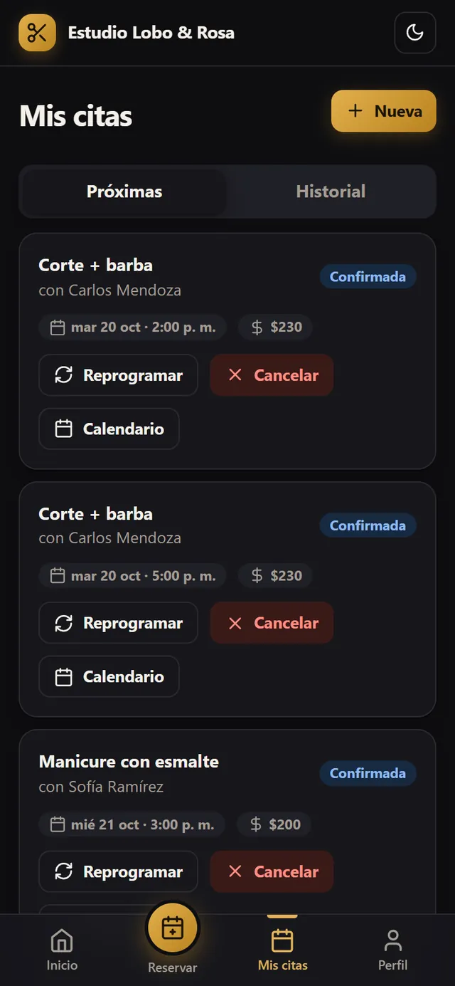 Cero dobles reservas